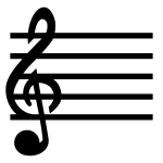 Musical Score SVG Icon